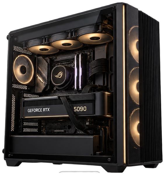 A machine with an NVIDIA RTX 5090